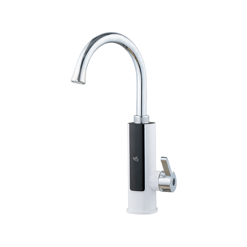 SS-04-34 Elektrische Warmwasserhähne aus ABS mit digitaler LED-Temperaturanzeige für die Küche