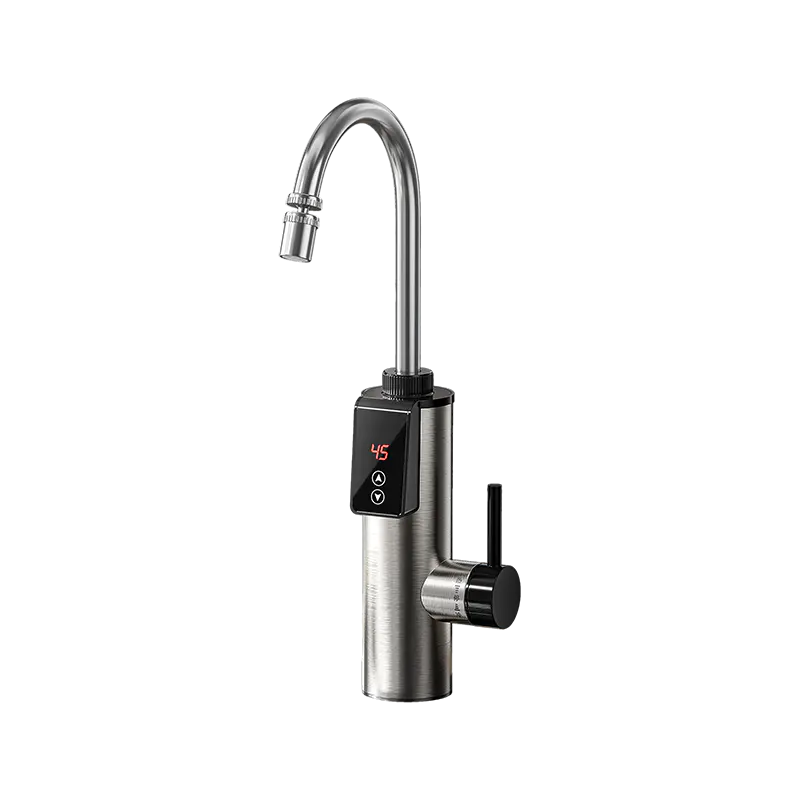 BS-09-34 temperaturverstellbarer elektrischer Sofort-Warmwasserhahn aus Edelstahl mit Thermostat