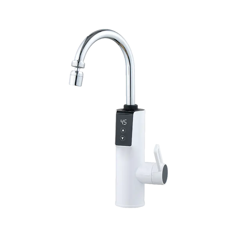 SS-09-34 intelligente Temperatureinstellung ABS elektrischer Warmwasserhahn Sofortheizung elektrischer Warmwasserbereiter Wasserhahn