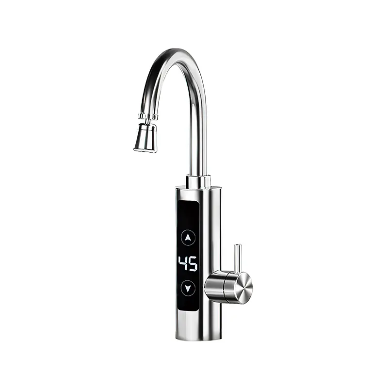 BSDF-01X-34 Anti-Trockenverbrennungs-Edelstahl-Elektro-Warmwasserhahn, digitaler Warmwasserbereiter